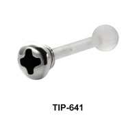 Screw Shaped Upper Ear Piercing TIP-641