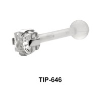 Cube Stone Upper Ear Piercing TIP-646