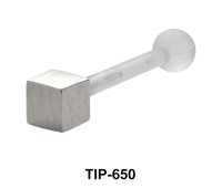 Solid Cube Upper Ear Piercing TIP-650