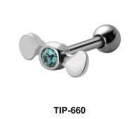Wings with Stone Assorted Upper Ear Piercing TIP-660