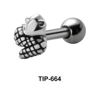 Snake Shaped Assorted Upper Ear Piercing TIP-664