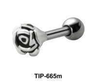 Rose Shaped Helix Piercing TIP-665m