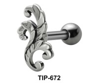 Beautiful Leaves Shaped Helix Piercing TIP-672