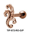 Beautiful Leaves Shaped Helix Piercing TIP-672