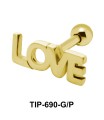 Love Shaped Helix Piercing TIP-690