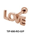 Love Shaped Helix Piercing TIP-690