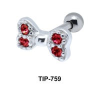 Bow Helix Ear Piercing TIP-759