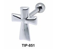 Cross Helix Ear Piercing TIP-851