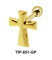 Cross Helix Ear Piercing TIP-851