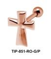 Cross Helix Ear Piercing TIP-851