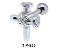 Cross Helix Ear Piercing TIP-855