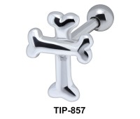 Cross Helix Ear Piercing TIP-857