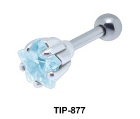 Star Shaped Stone Upper Ear Piercing TIP-877