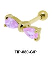 Bow Helix Ear Piercing TIP-880