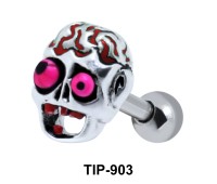 Enamel Zombie Shaped Helix Piercing TIP-903