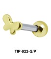 Small Butterfly Silver Upper Ear Piercing TIP-922