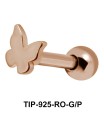 Large Butterfly Silver Upper Ear Piercing TIP-925