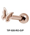 Glossy Butterfly Shaped Helix Piercing TIP-926
