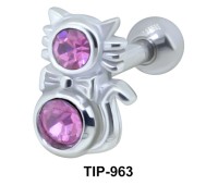 Cat Shaped Upper Ear Fancy TIP-963