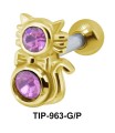 Cat Shaped Upper Ear Fancy TIP-963