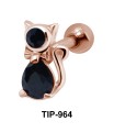 Fancy Cat Helix Ear Piercing TIP-964