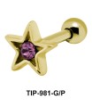 Star Shaped Helix Piercing TIP-981
