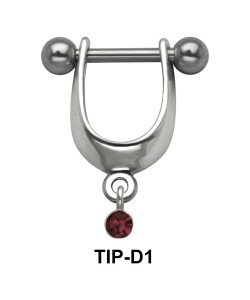 Stone Dangler Upper Ear Cartilage Shields TIP-D1