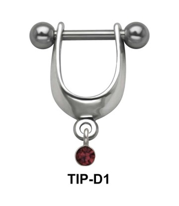 Stone Dangler Upper Ear Cartilage Shields TIP-D1