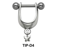 Butterfly Dangler Upper Ear Cartilage Shields TIP-D4
