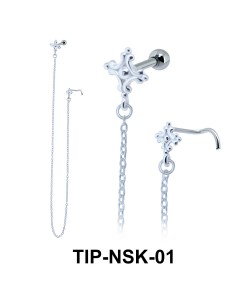 Helix Ear Nose Stud TIP-NSK-01