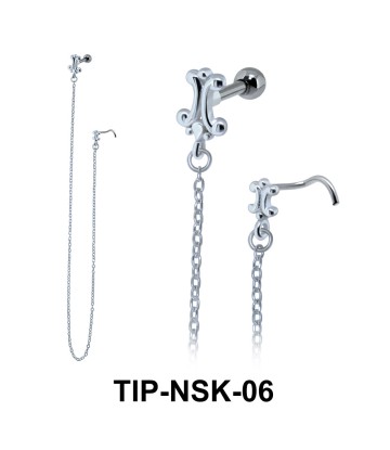 Helix Ear Nose Stud TIP-NSK-06