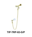 Beautiful Link Helix Ear and Tragus Piercing TIP-TRP-02