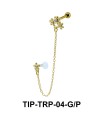 Beautiful Link Helix Ear and Tragus Piercing TIP-TRP-04