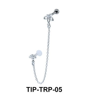 Beautiful  Link Helix Ear and Tragus Piercing TIP-TRP-05