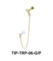 Beautiful Link Helix Ear and Tragus Piercing TIP-TRP-06