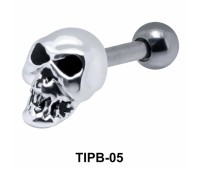 Skull Shaped Upper Ear Cartilage barbells TIPB-05