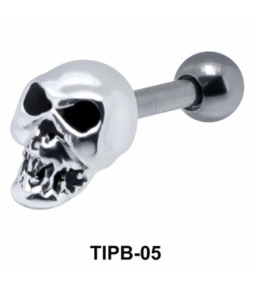 Skull Shaped Upper Ear Cartilage barbells TIPB-05