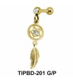 Dream Catcher Shaped Upper Ear Dangling Charms TIPBD-201