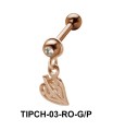 Designer Leaf Upper Ear Charms TIPCH-03