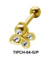 Stone Set Butterfly Upper Ear Charms TIPCH-04