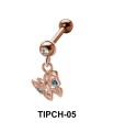 Stone Set Butterfly Upper Ear Charms TIPCH-05