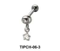 Stone Set Upper Ear Charms TIPCH-06-3