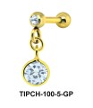 Helix Ear Piercing Bezel Gems TIPCH-100