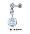 Helix Ear Piercing Bezel Gems TIPCH-100