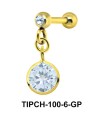 Helix Ear Piercing Bezel Gems TIPCH-100