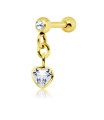 Helix Ear Piercing Bezel Gems TIPCH-101