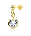 Helix Ear Piercing Bezel Gems TIPCH-101
