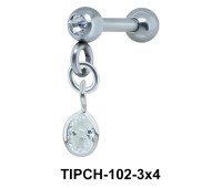 Helix Ear Piercing Bezel Gems TIPCH-102