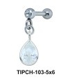 Helix Ear Piercing Bezel Gems TIPCH -103