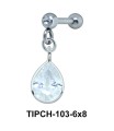 Helix Ear Piercing Bezel Gems TIPCH -103